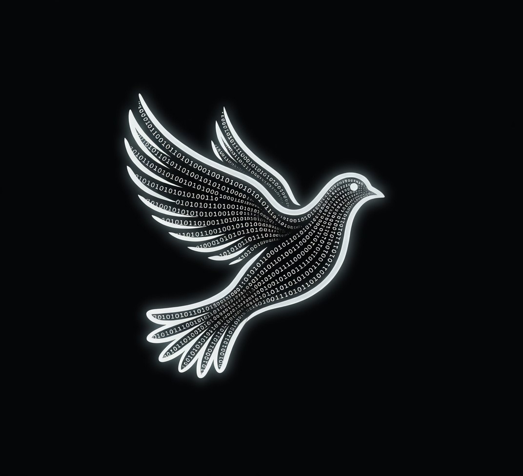 Binary dove avatar